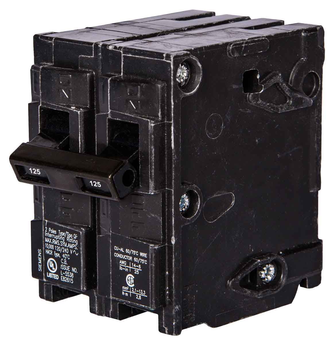 Q2125HH - Siemens - 125 Amp Molded Case Circuit Breaker - Image 2