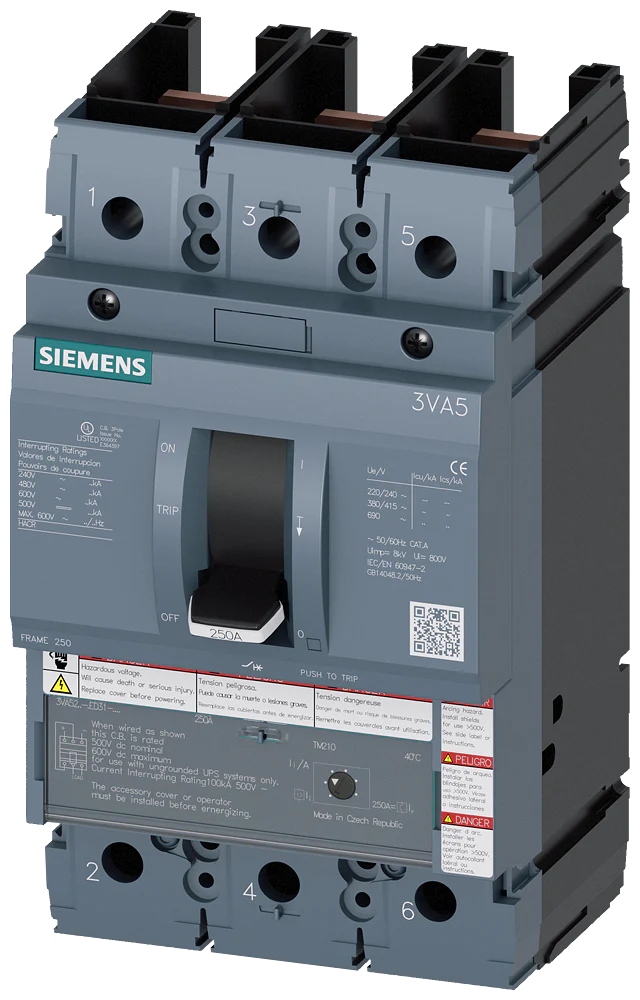 3VA5212-6ED31-0AA0 - Siemens - Molded Case Circuit Breakers