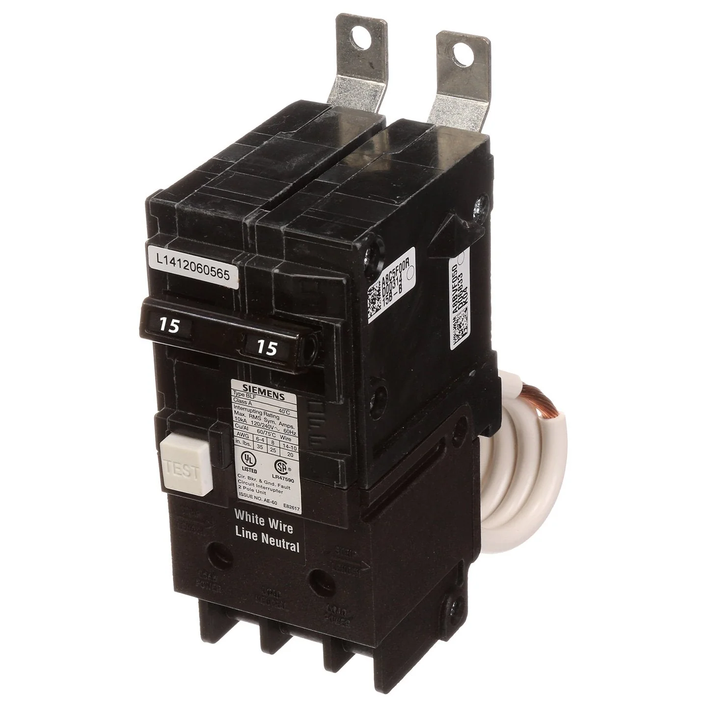 bf215a - Siemens - 15 Amp GFCI Circuit Breaker - Image 2