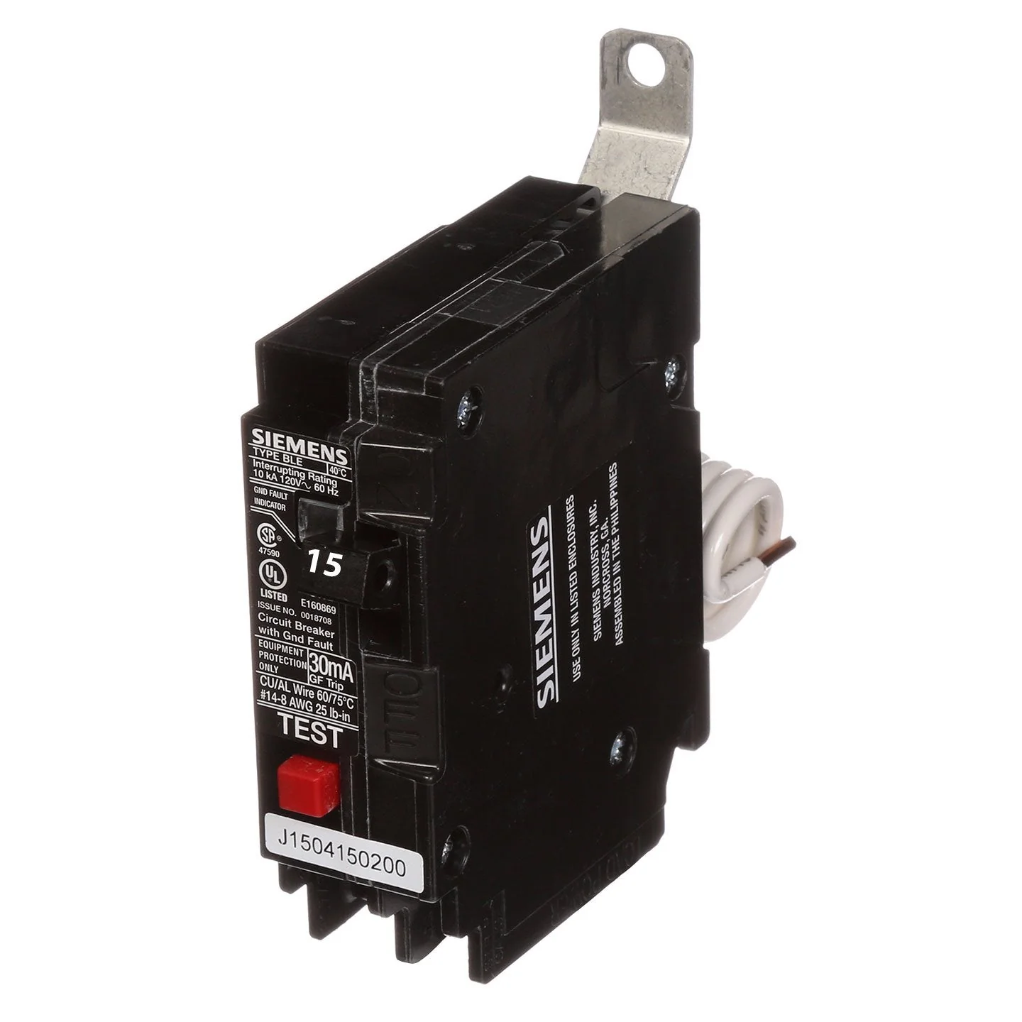 BE115 - Siemens - 15 Amp GFEP Circuit Breaker - Image 2
