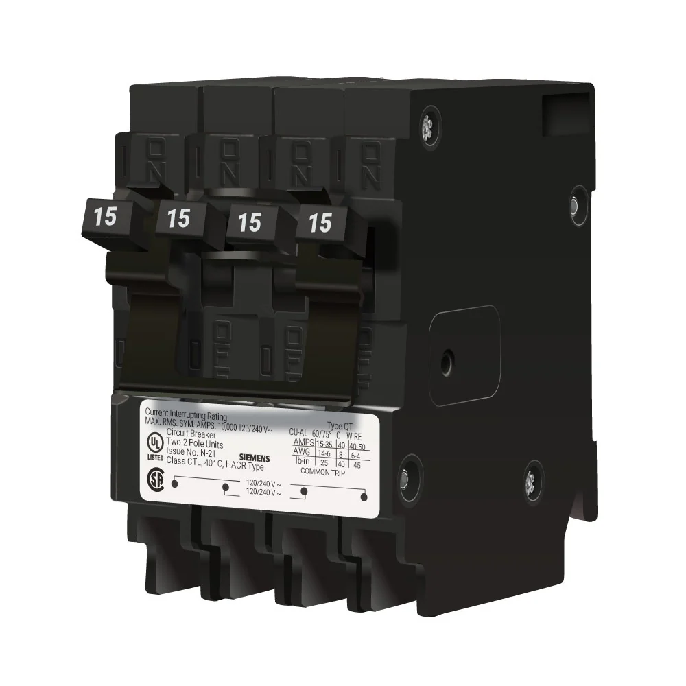 Q21515CT2 - Siemens - 15 Amp Quad Circuit Breaker - Image 2
