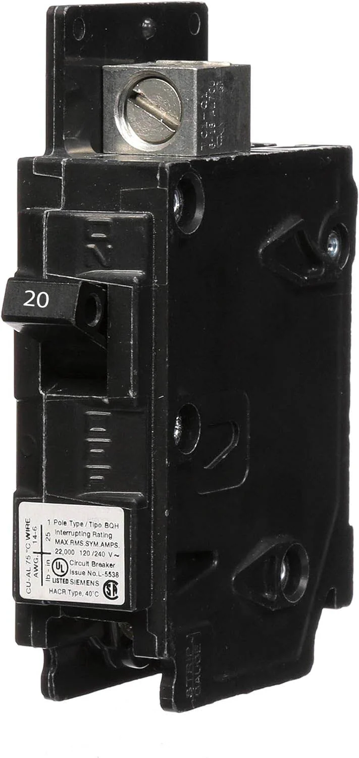 BQ1B020H - Siemens - 20 Amp Molded Case Circuit Breaker - Image 2