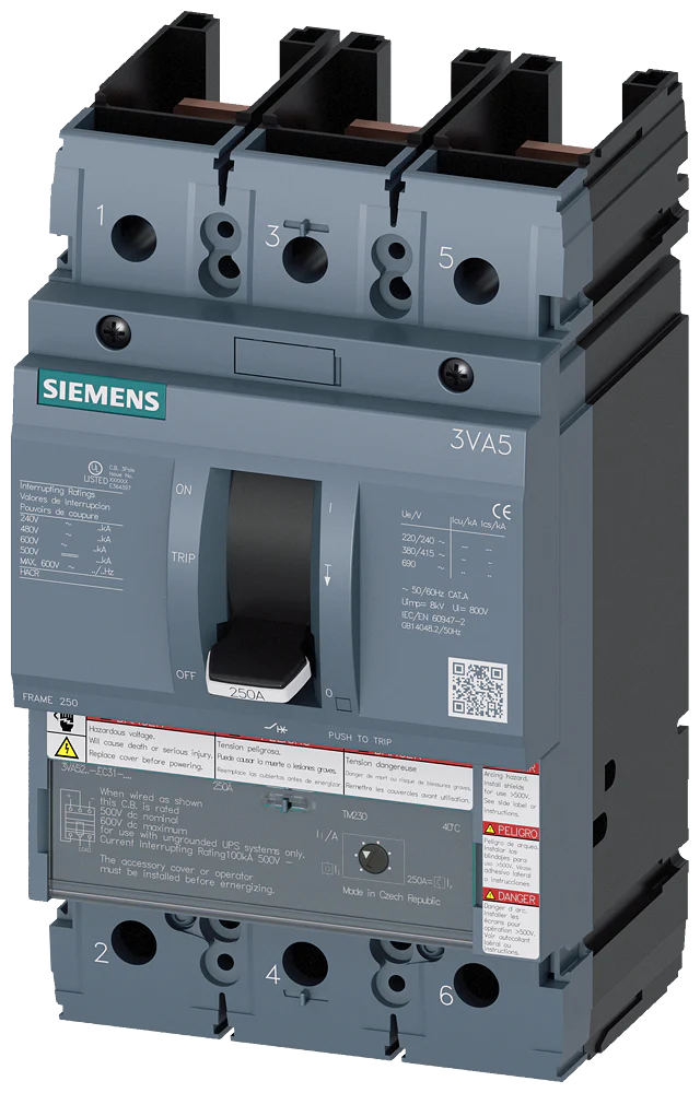 3VA5222-5EC31-0AA0 - Siemens - Molded Case Circuit Breakers