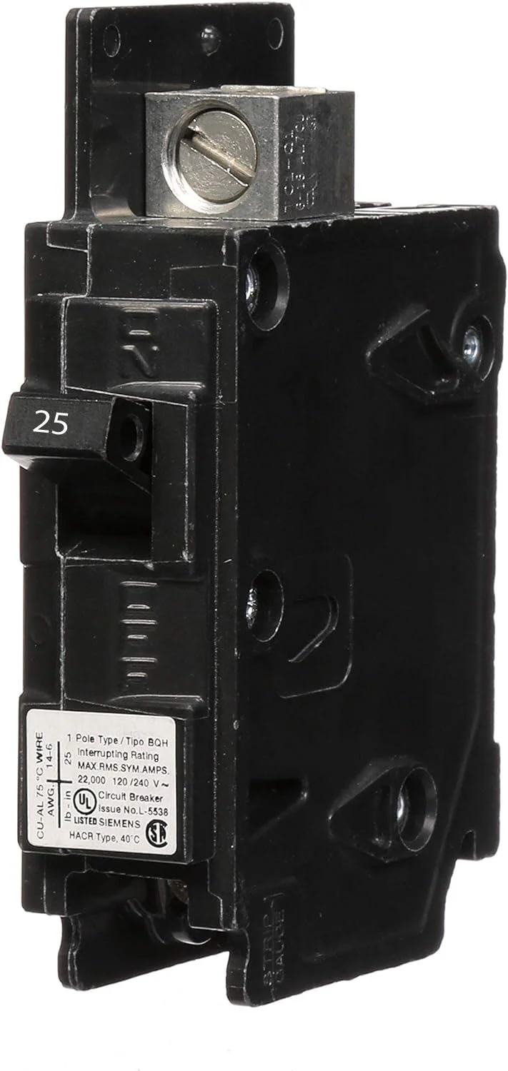 BQ1B025H - Siemens - 25 Amp Molded Case Circuit Breaker - Image 2
