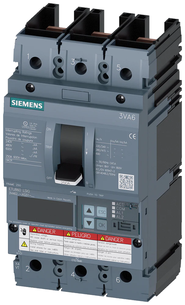 3VA6225-6KQ31-0AA0 - Siemens - Molded Case Circuit Breakers