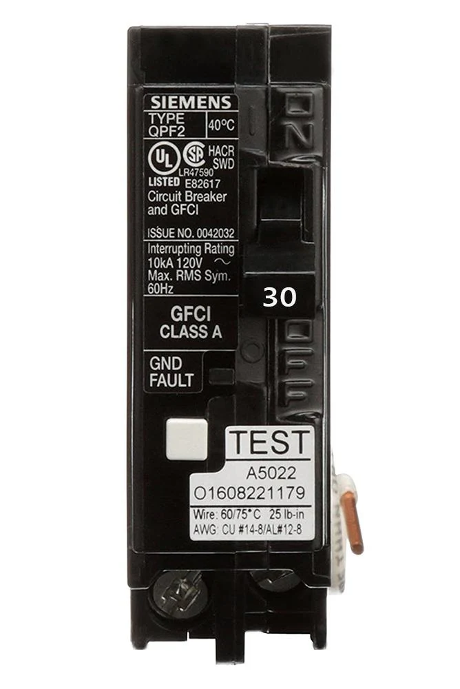 QF130A - Siemens - 30 Amp GFCI Circuit Breaker