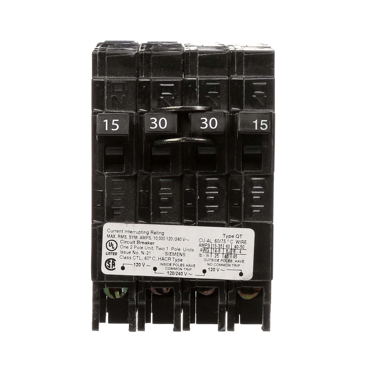 Q21530CT - Siemens - 30 Amp Quad Circuit Breaker - Image 5