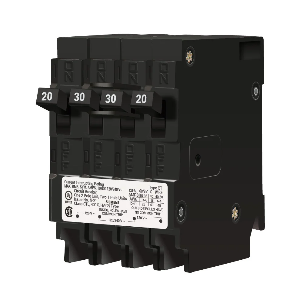 Q22030CT - Siemens - 30 Amp Quad Circuit Breaker - Image 2