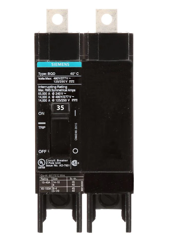 BQD235 - Siemens - 35 Amp Molded Case Circuit Breaker