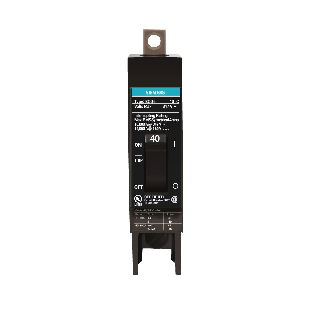 BQD6140 - Siemens - 40 Amp Molded Case Circuit Breaker