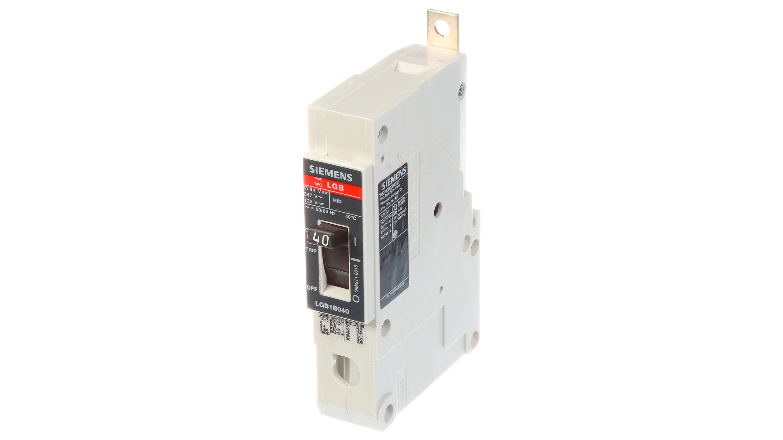 LGB1B040B - Siemens - 40 Amp Molded Case Circuit Breaker