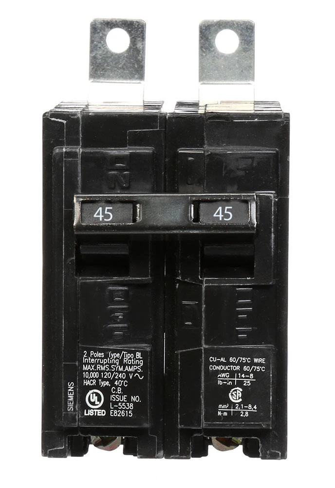 B245 - Siemens - 45 Amp Circuit Breaker