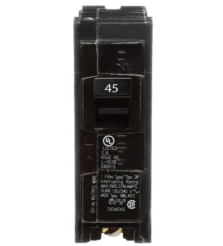 Q145 - Siemens - 45 Amp Circuit Breaker