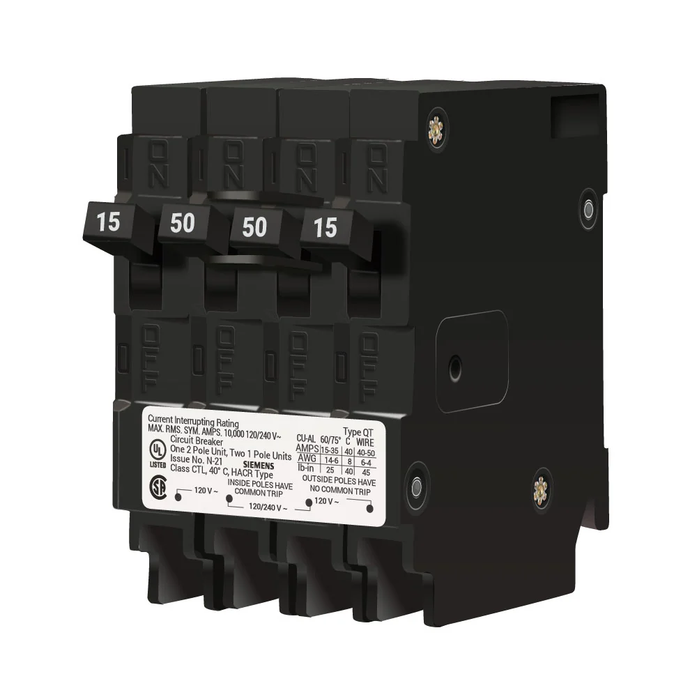 Q21550CT - Siemens - 50 Amp Quad Circuit Breaker - Image 2