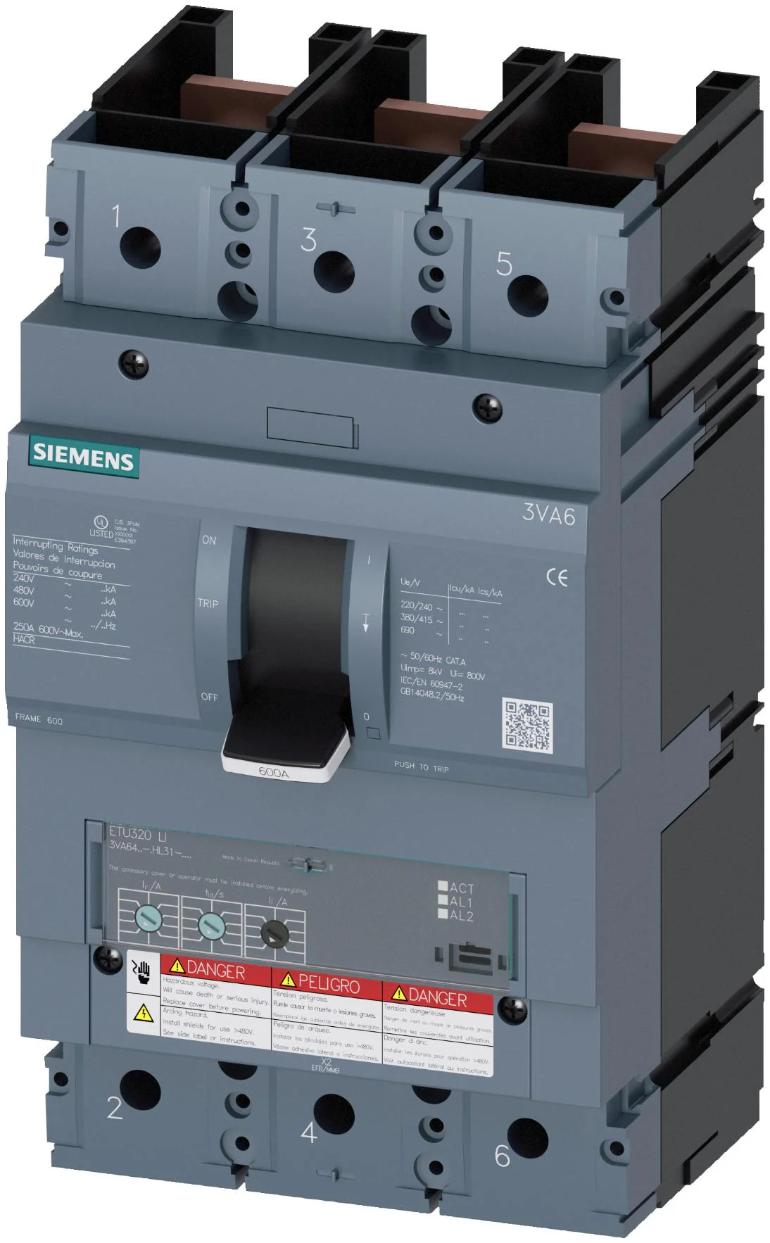 3VA6460-5HL31-0AA0 - Siemens - Molded Case Circuit Breakers