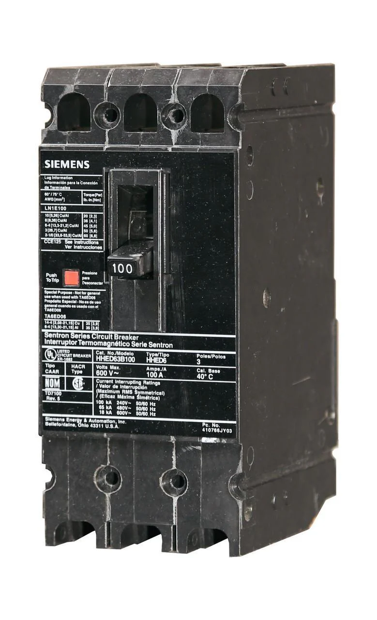 HHED63B080 - Siemens - Molded Case Circuit Breaker