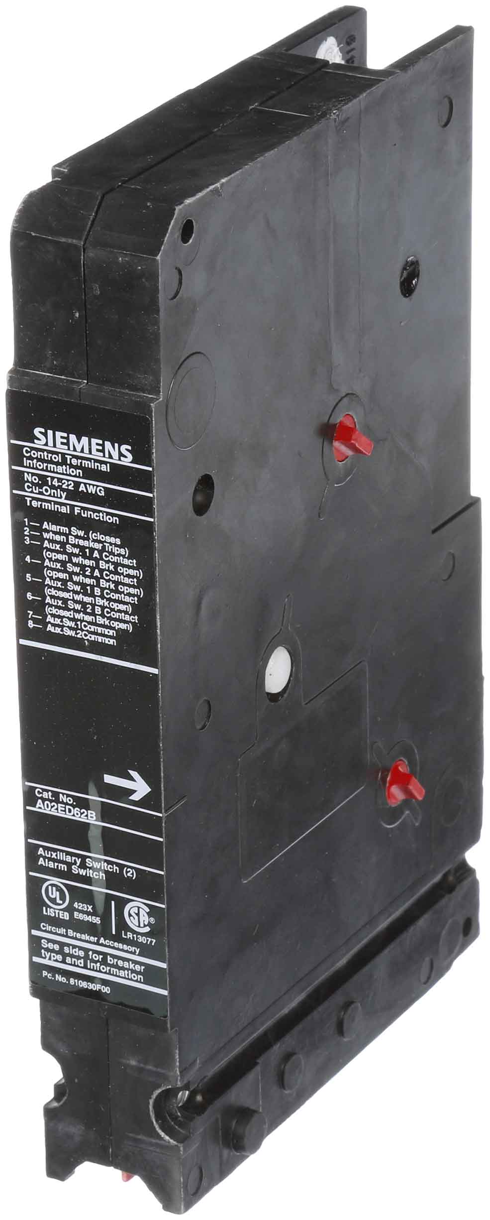 A02ED62B - Siemens - Auxiliary Switch - Image 2