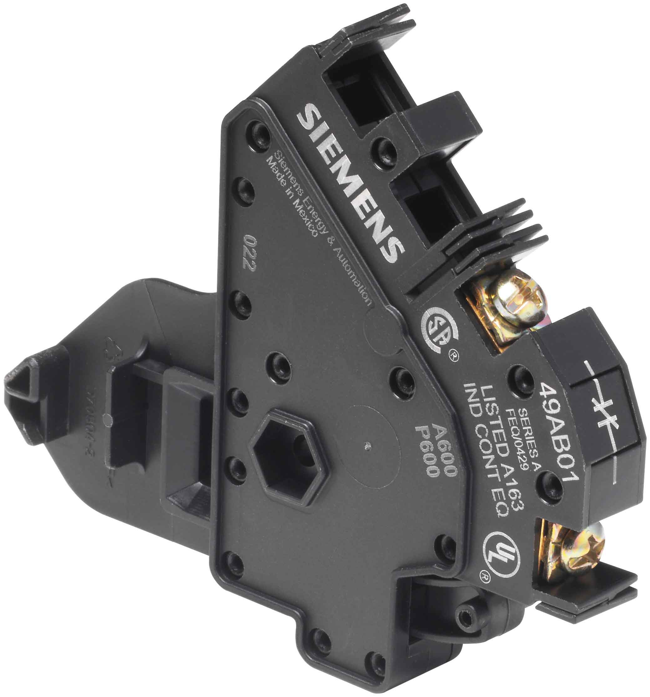 49AB01 - Siemens - Contactor And Motor Starter Auxiliary