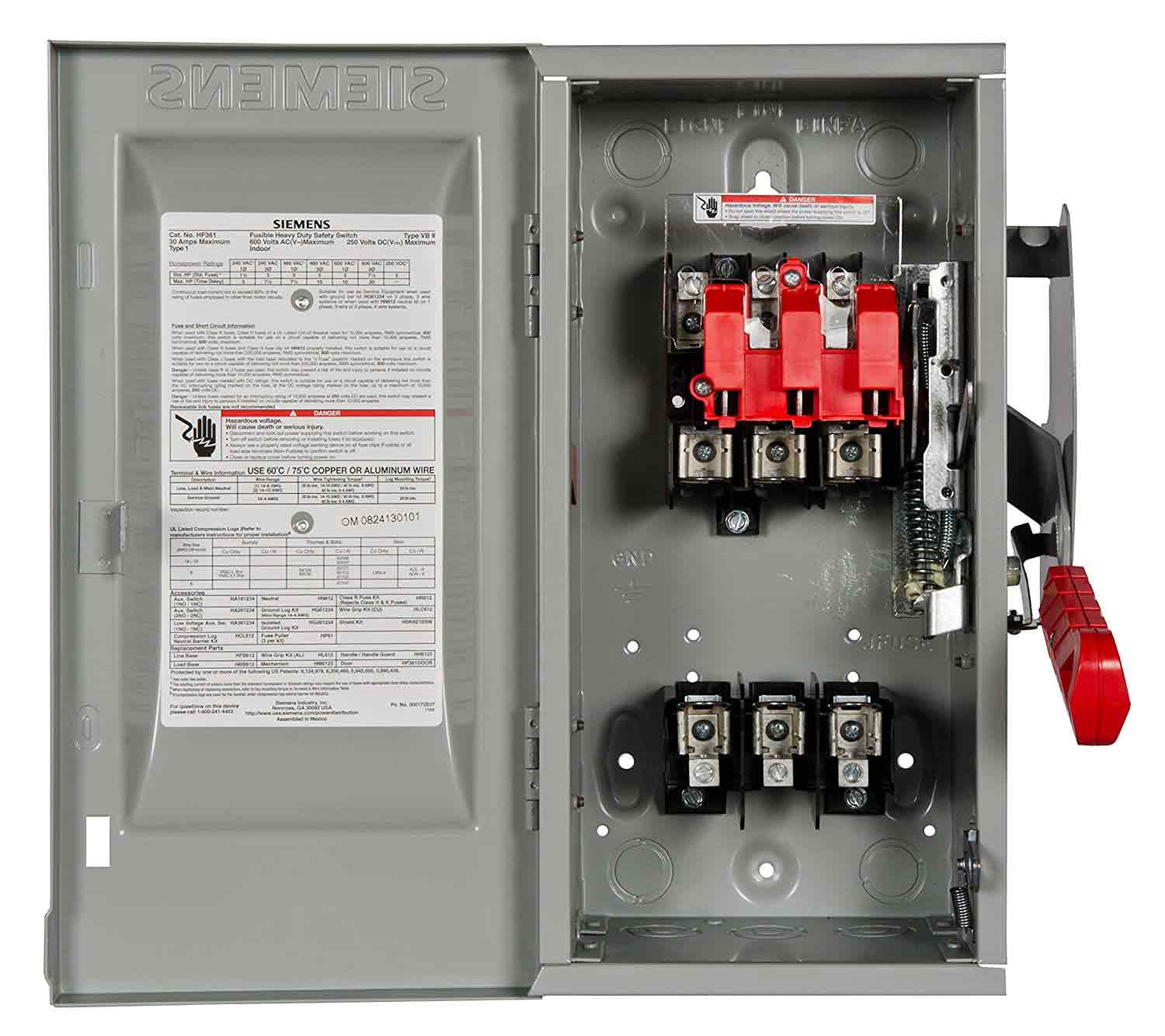 HF361 - Siemens - Disconnect Safety Switch