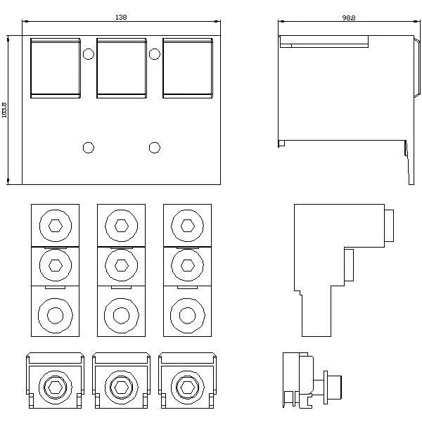 3VA9473-0JJ23 - Siemens - Lug Terminal Kit - Image 3