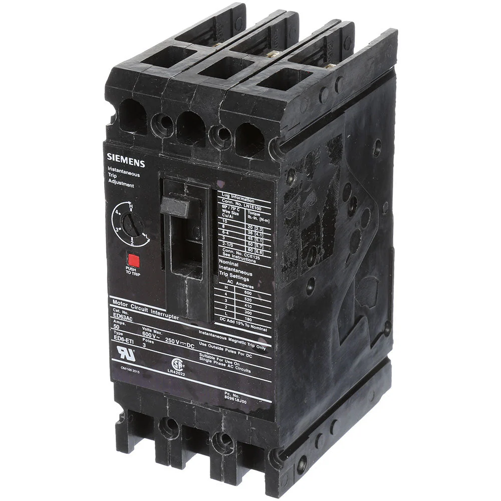 ED63A100L - Siemens - Molded Case Circuit Breaker