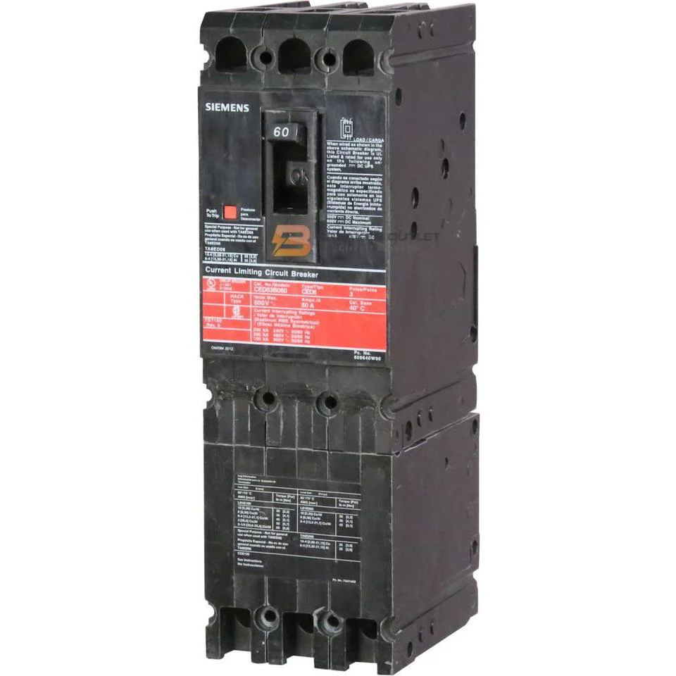 CED63B090 - Siemens - Molded Case Circuit Breaker - Image 2