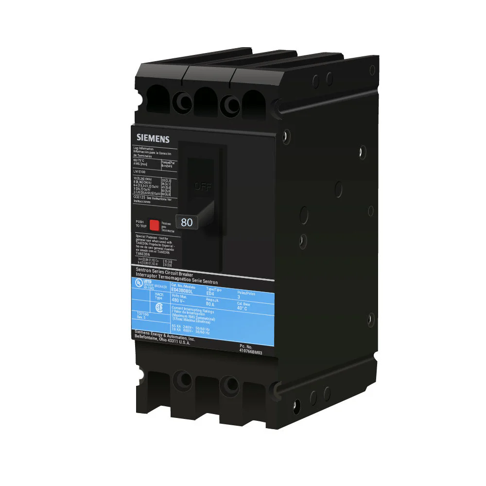 ED43B080L - Siemens - Molded Case Circuit Breaker - Image 2