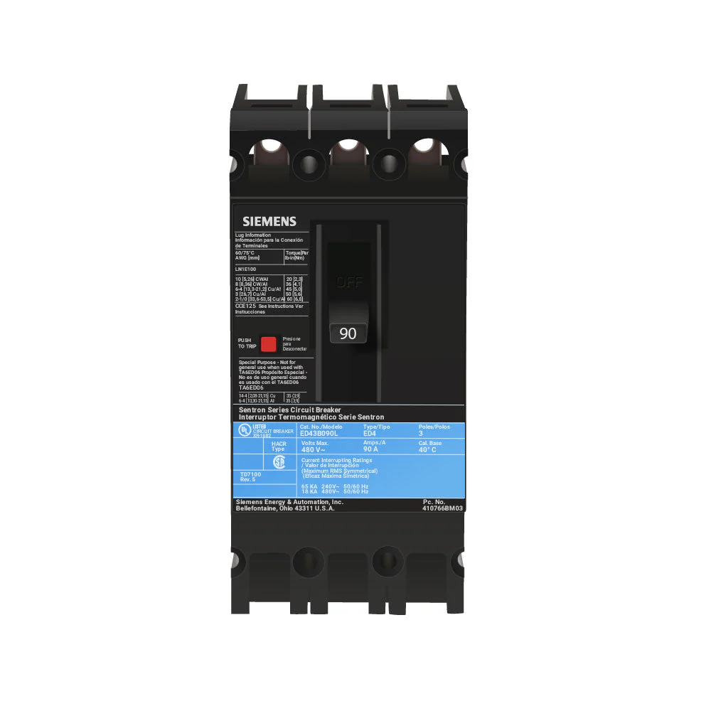ED43B090L - Siemens - Molded Case Circuit Breaker