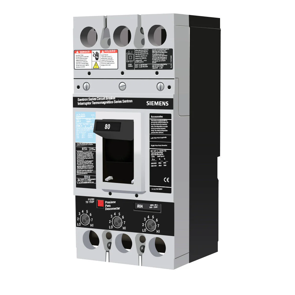 FXD63B080L - Siemens - Molded Case Circuit Breaker - Image 2