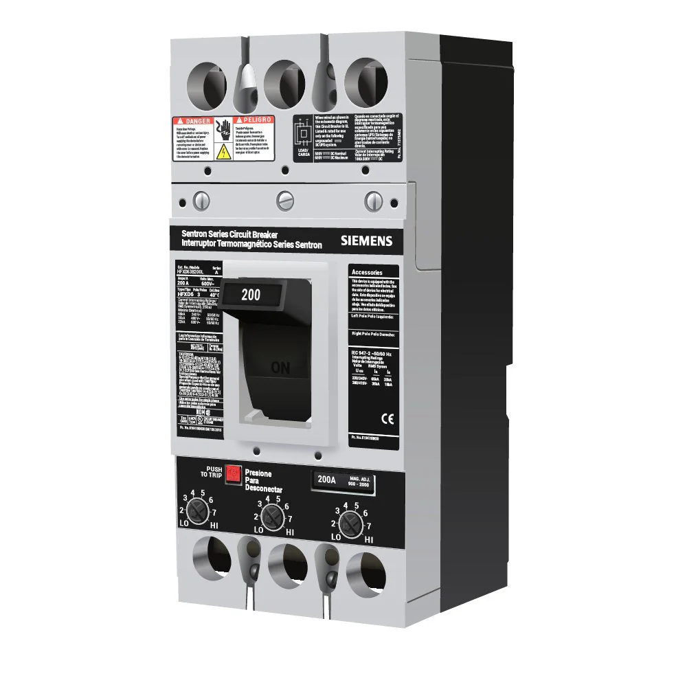 HFXD63B200L - Siemens - Molded Case Circuit Breaker - Image 2