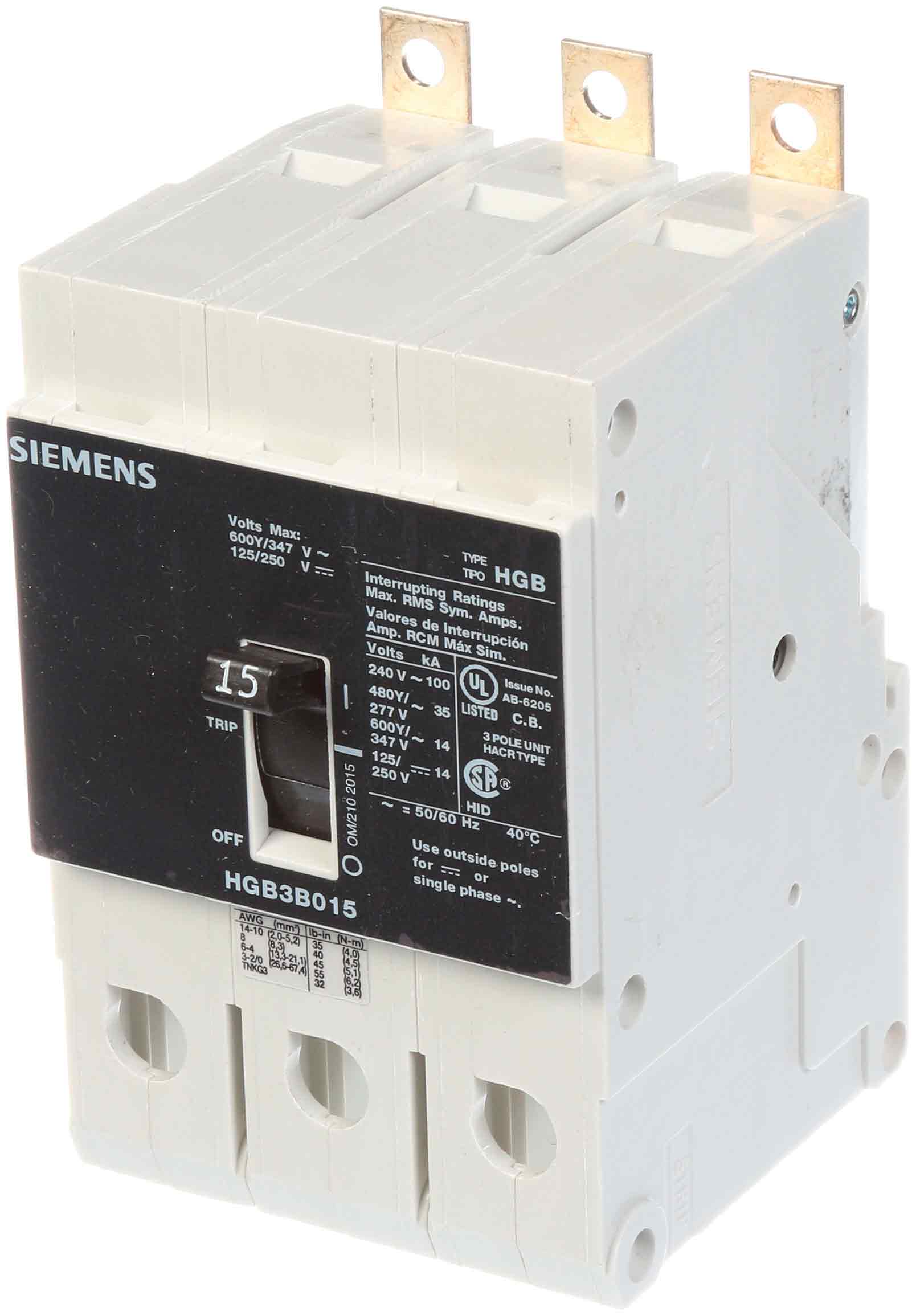 HGB3B015B - Siemens - Molded Case Circuit Breaker - Image 6