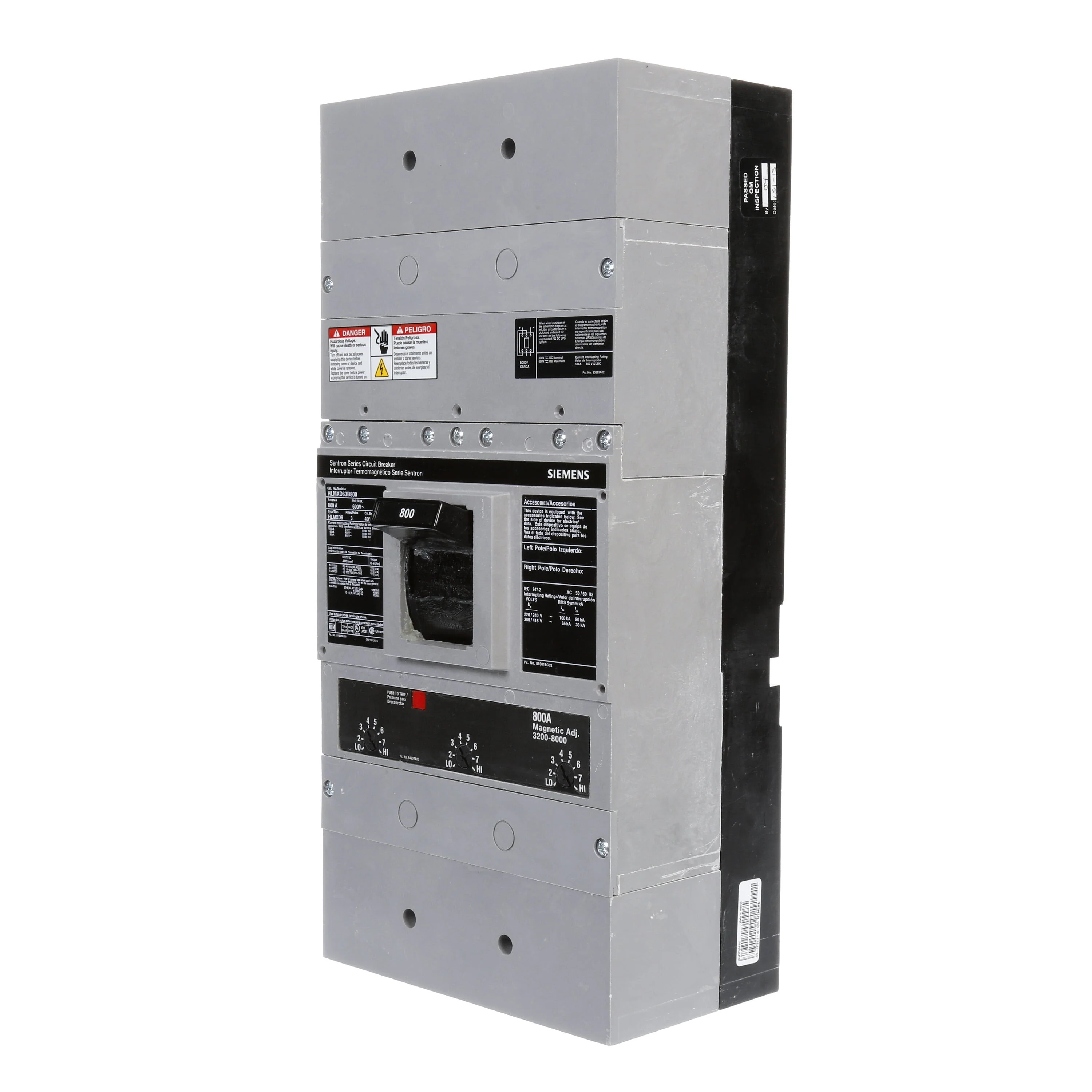 HLMXD63B800 - Siemens - Molded Case Circuit Breaker
