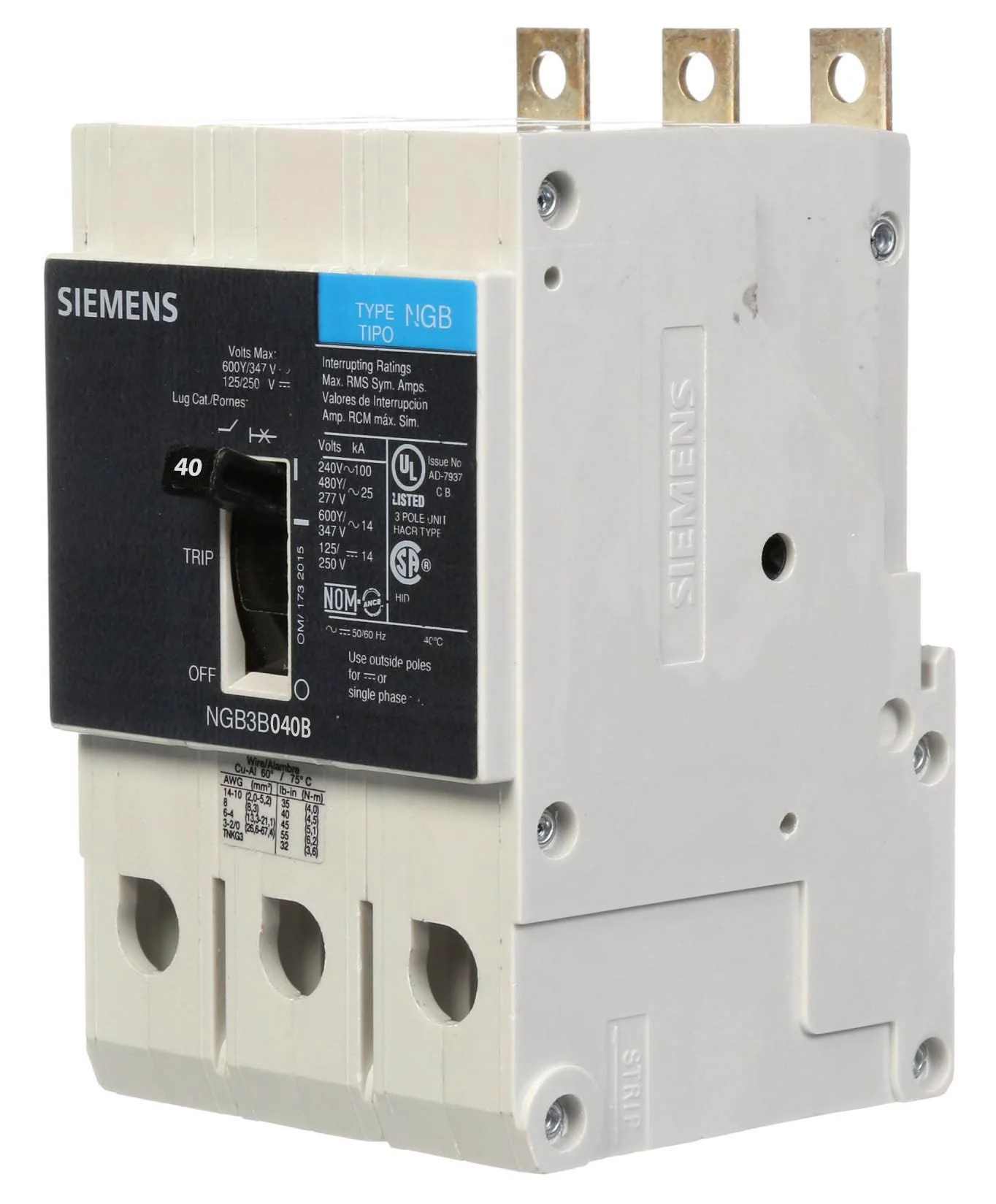 NGB3B040B - Siemens - Molded Case Circuit Breaker - Image 6