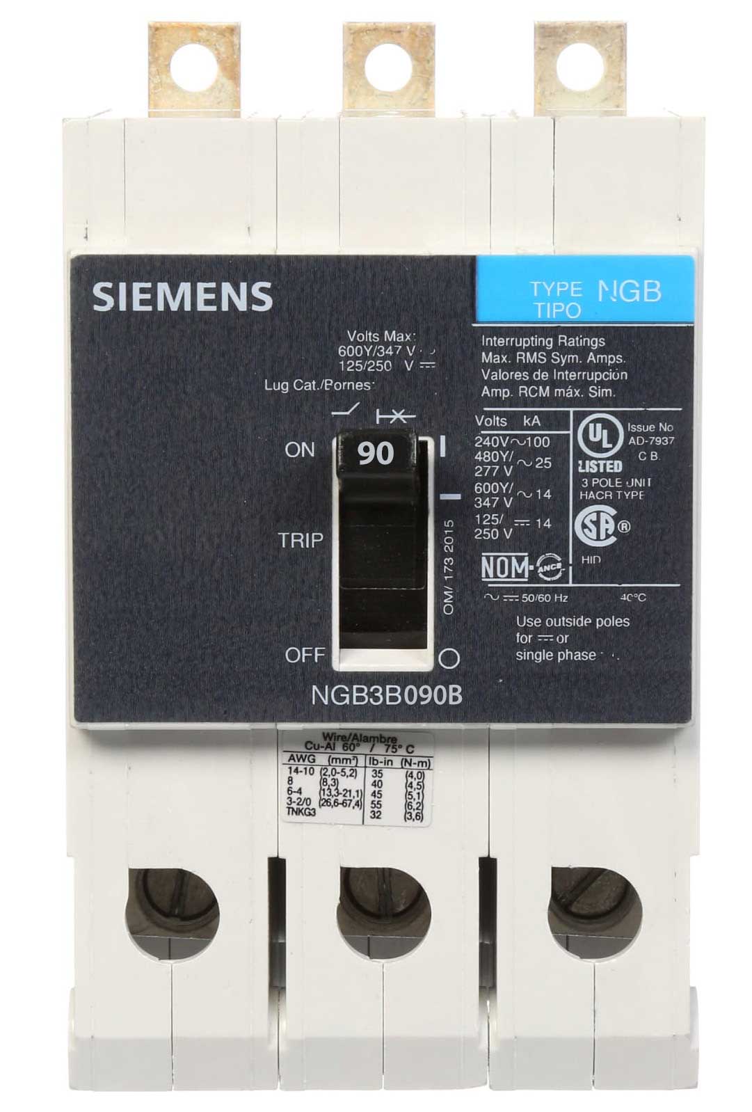 NGB3B090B - Siemens - Molded Case Circuit Breaker - Image 5