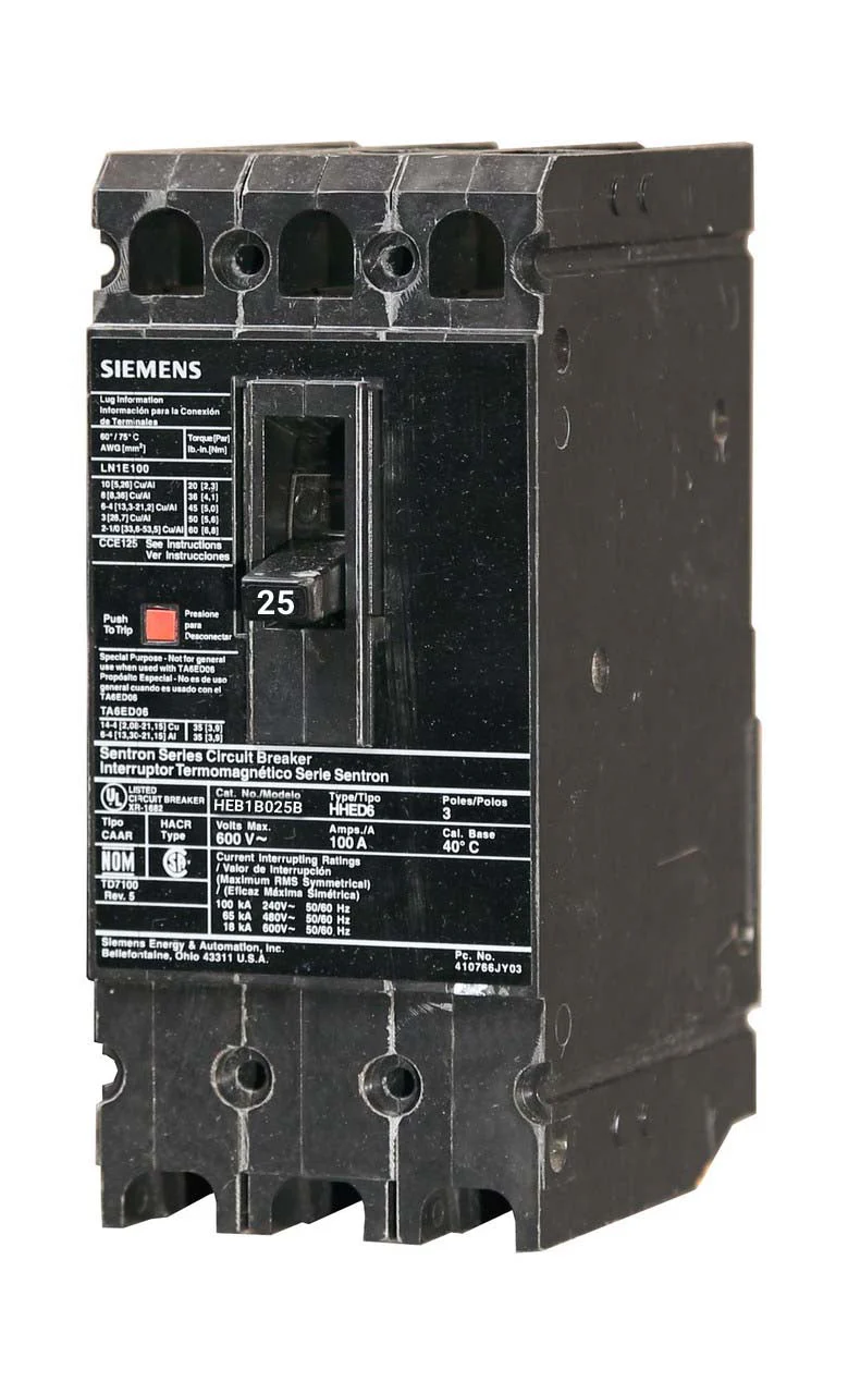 HEB1B025B - Siemens - Molded Case