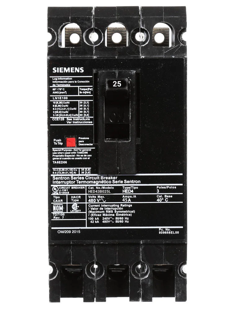HED43B025L - Siemens - Molded Case