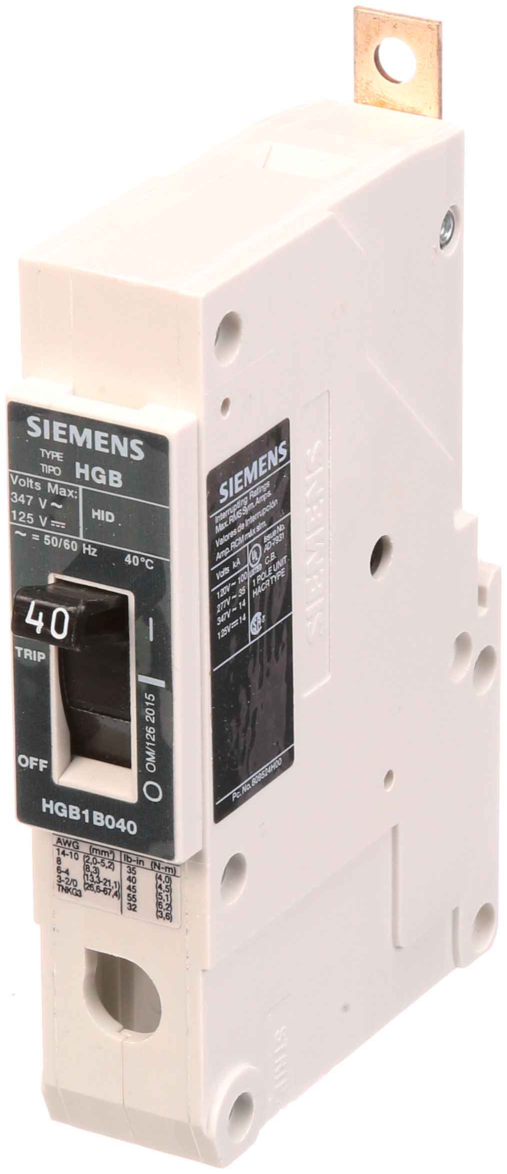 HGB1B040B - Siemens - Molded Case