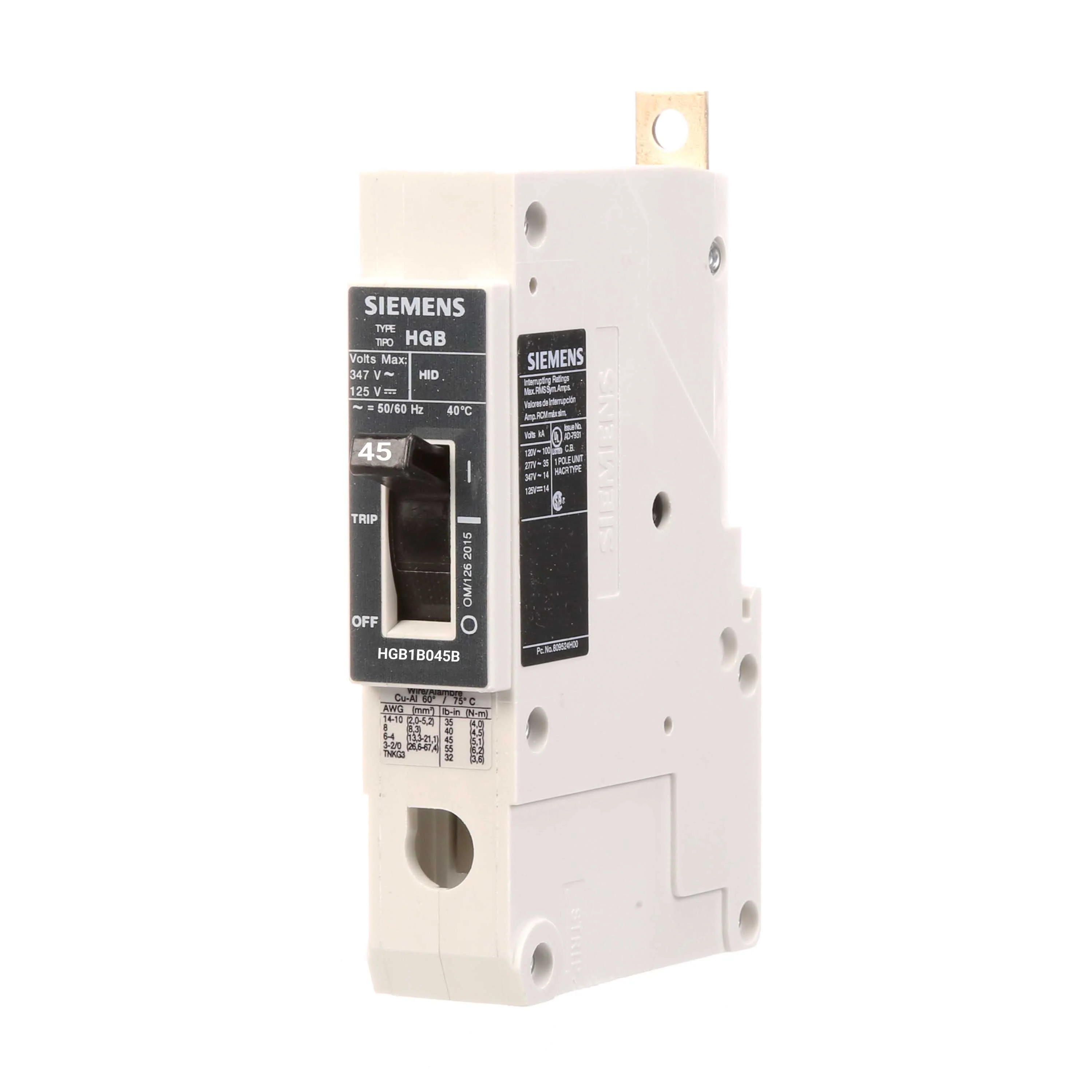 HGB1B045B - Siemens - Molded Case