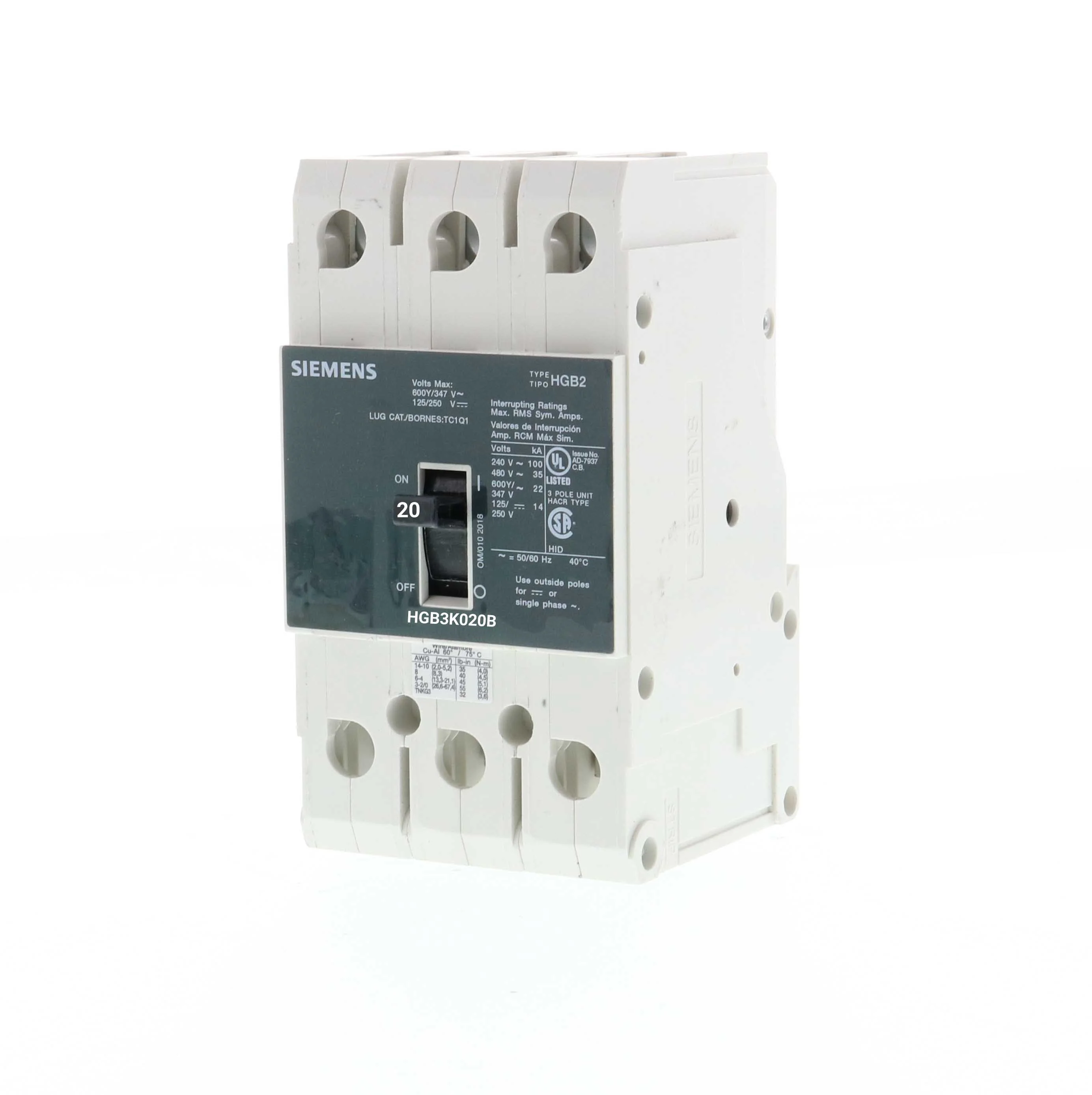 HGB3K020B - Siemens - Molded Case - Image 5