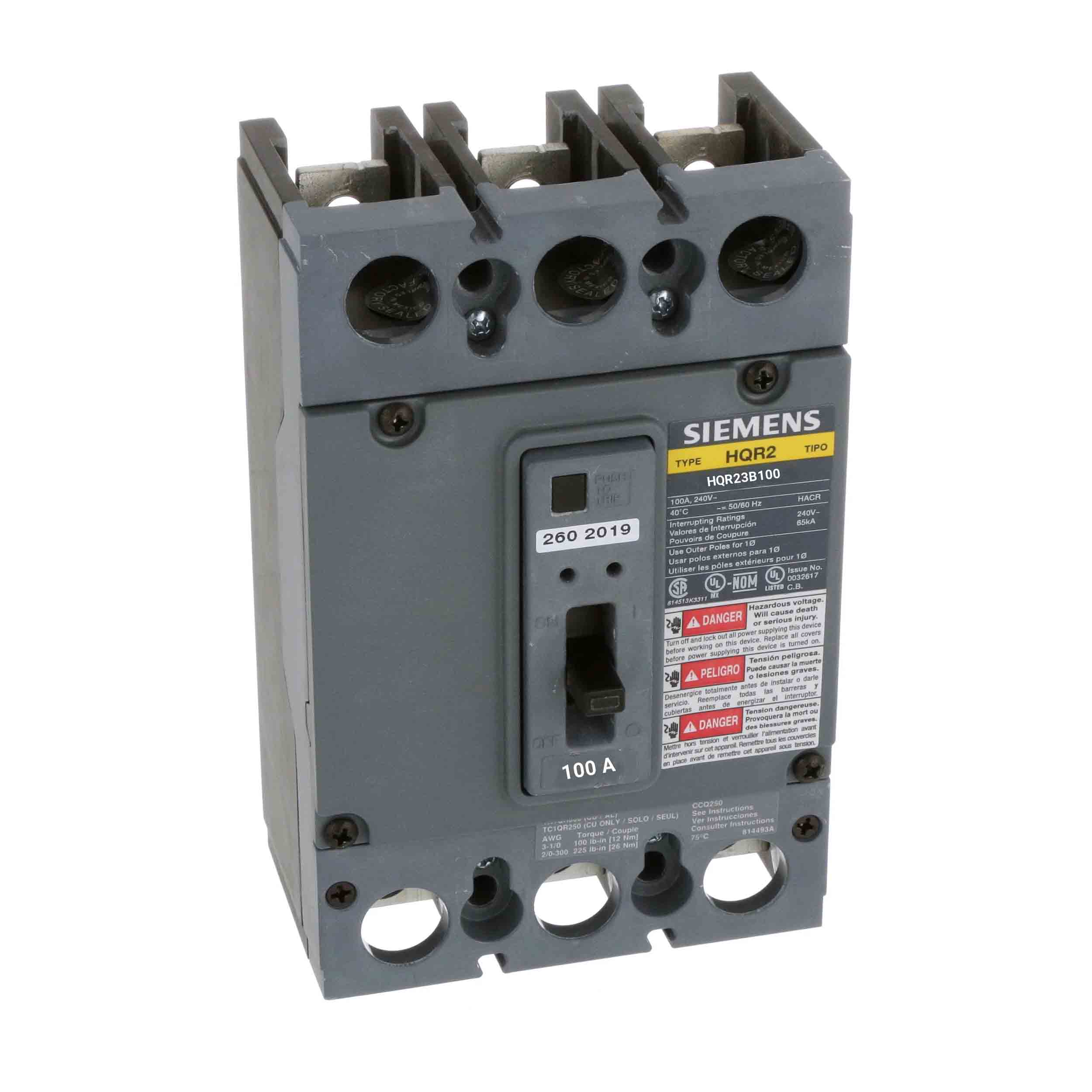 HQR23B100 - Siemens - Molded Case