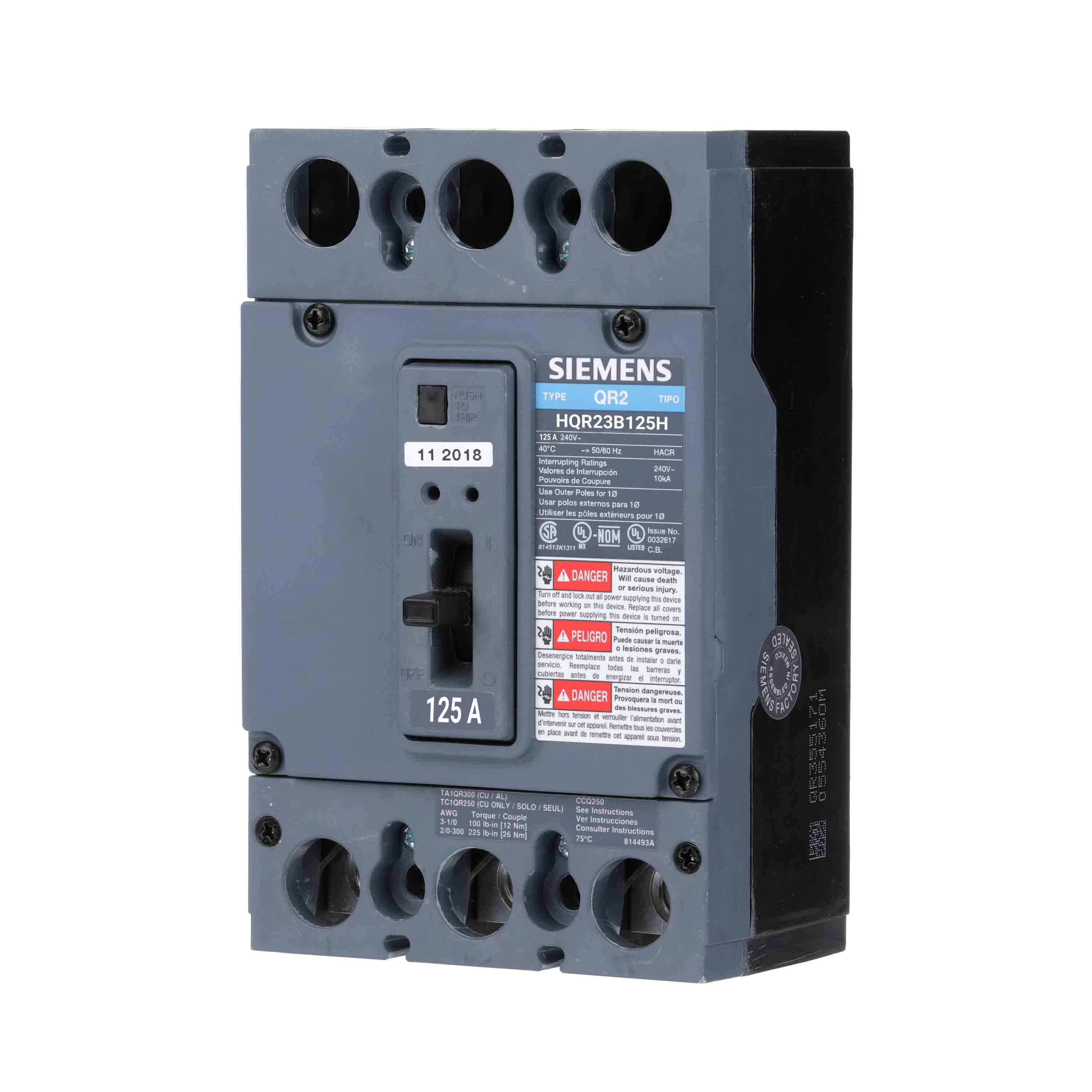 HQR23B125H - Siemens - Molded Case