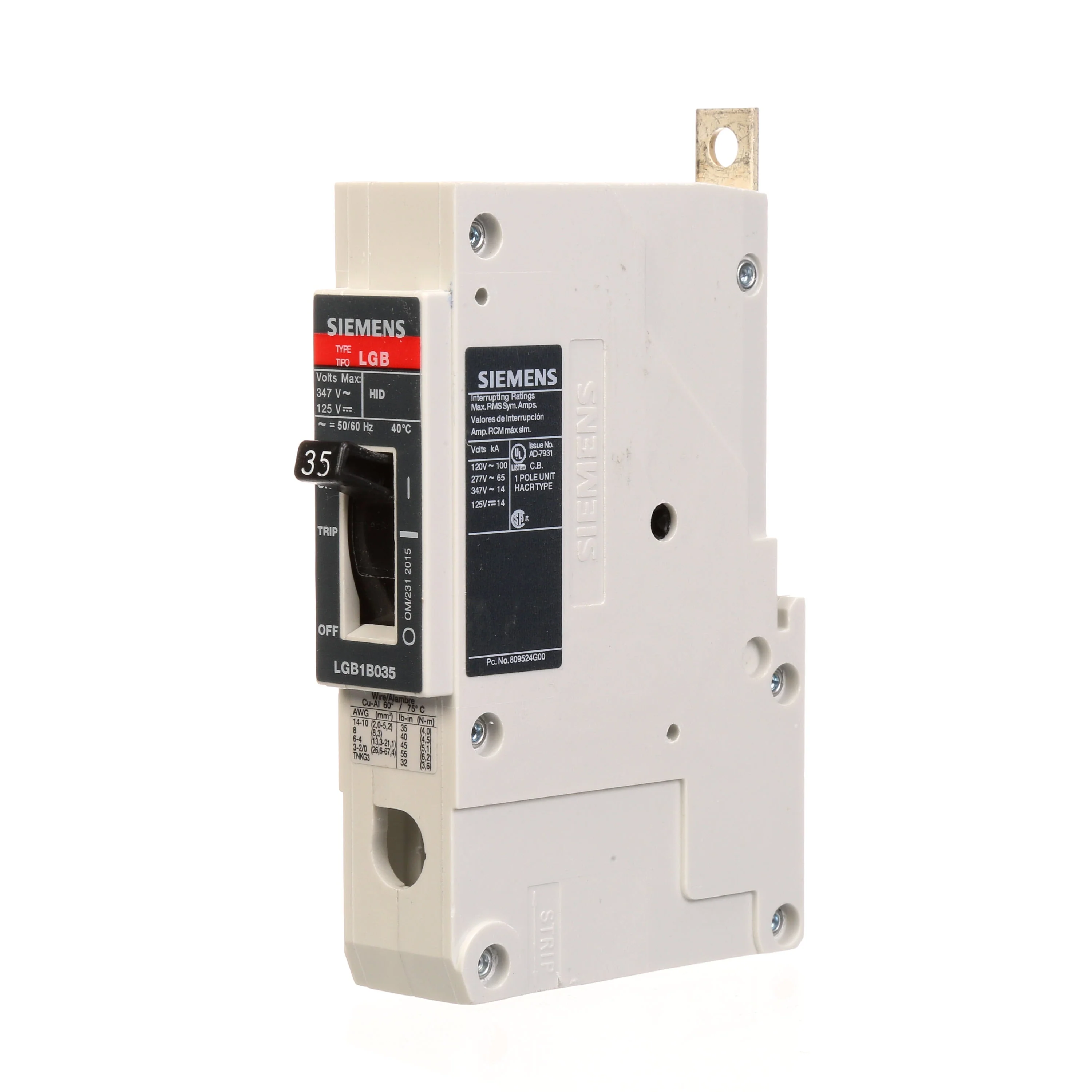 LGB1B035B - Siemens - Molded Case