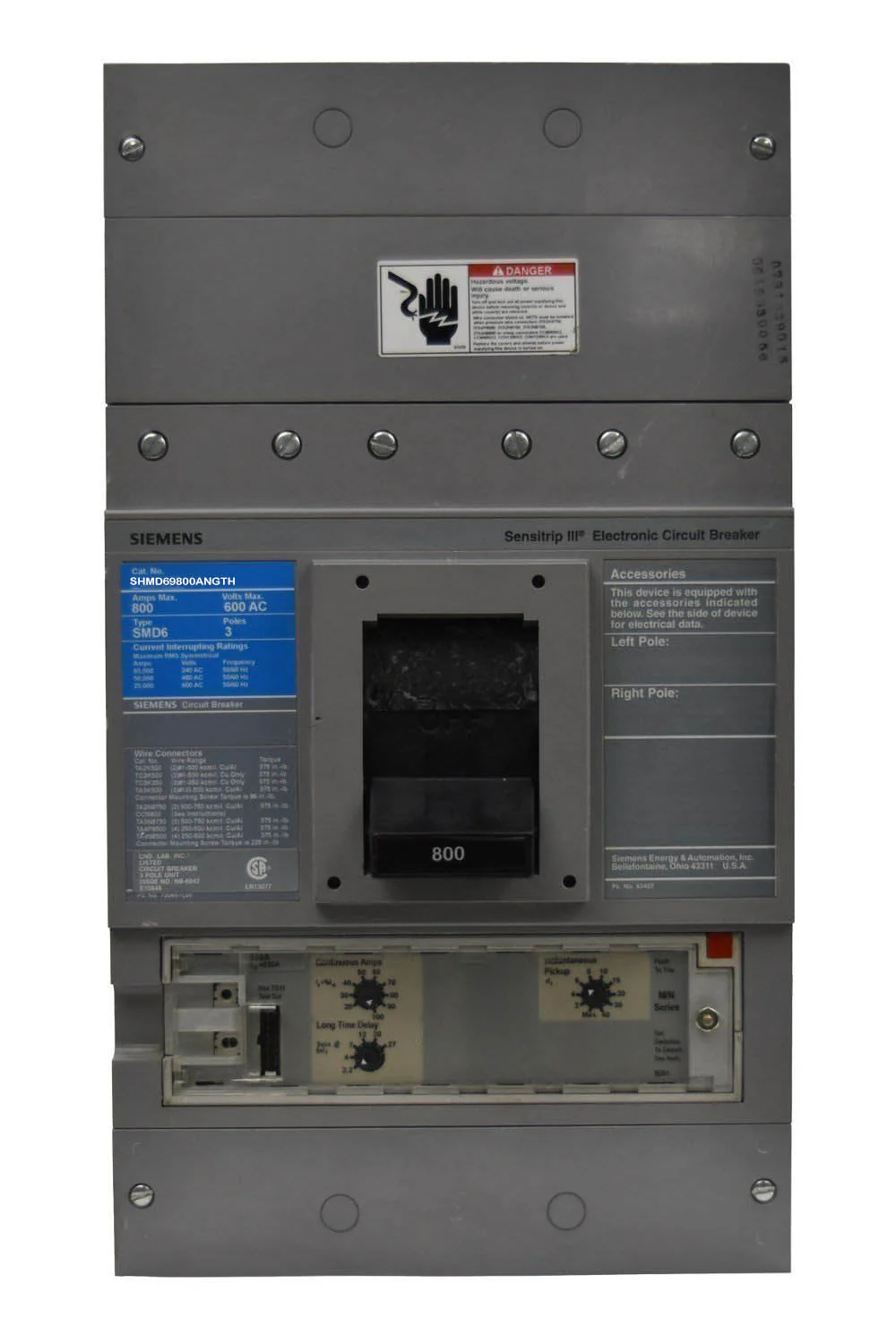 SHMD69800ANGTH - Siemens - Molded Case