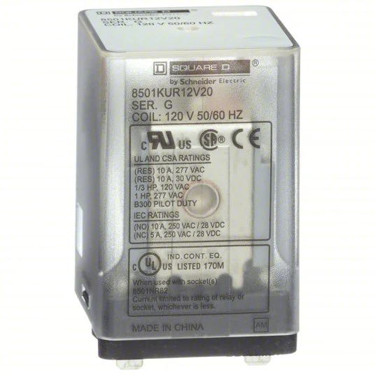 8501KUR12V20 - Square D - Plug In Relay