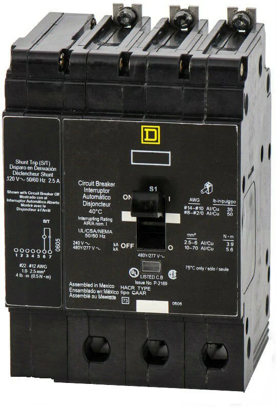 EJB34110SA - Square D - 110 Amp Molded Case Circuit Breaker