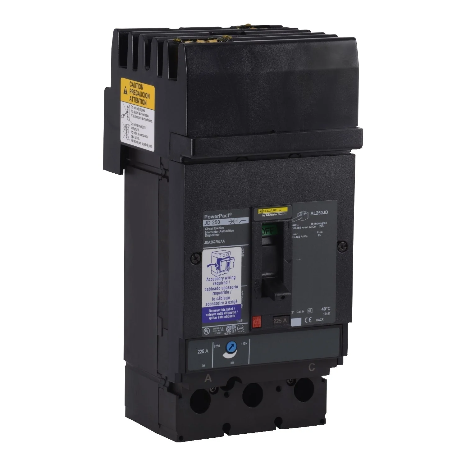 JDA36175SA - Square D - Molded Case Circuit Breakers