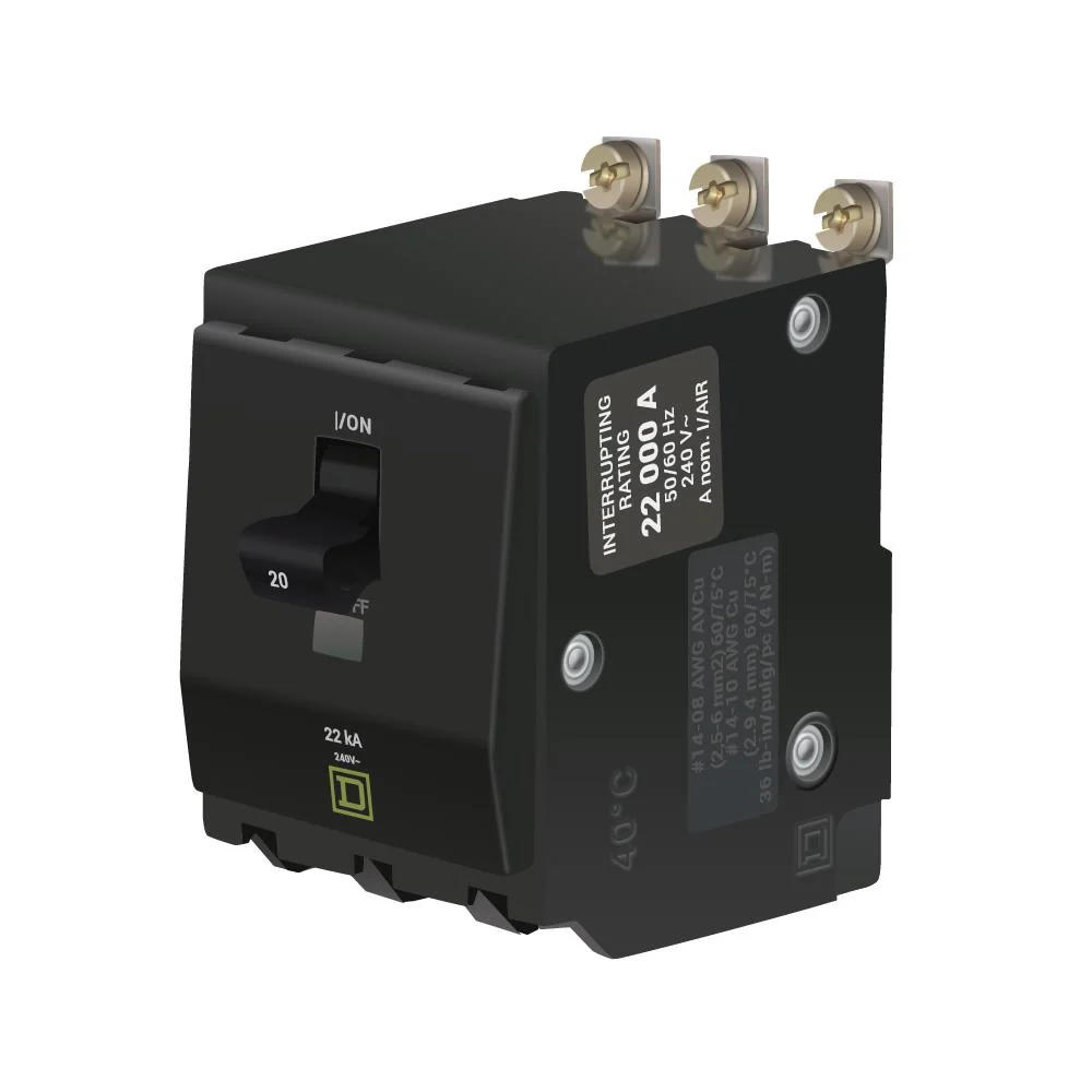 QOB320VH - Square D - 20 Amp 22kA Circuit Breaker - Image 2