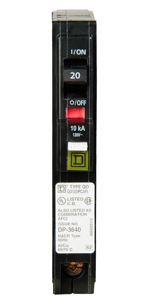 QO120PAF - Square D - 20 Amp AFCI Circuit Breaker - Image 5