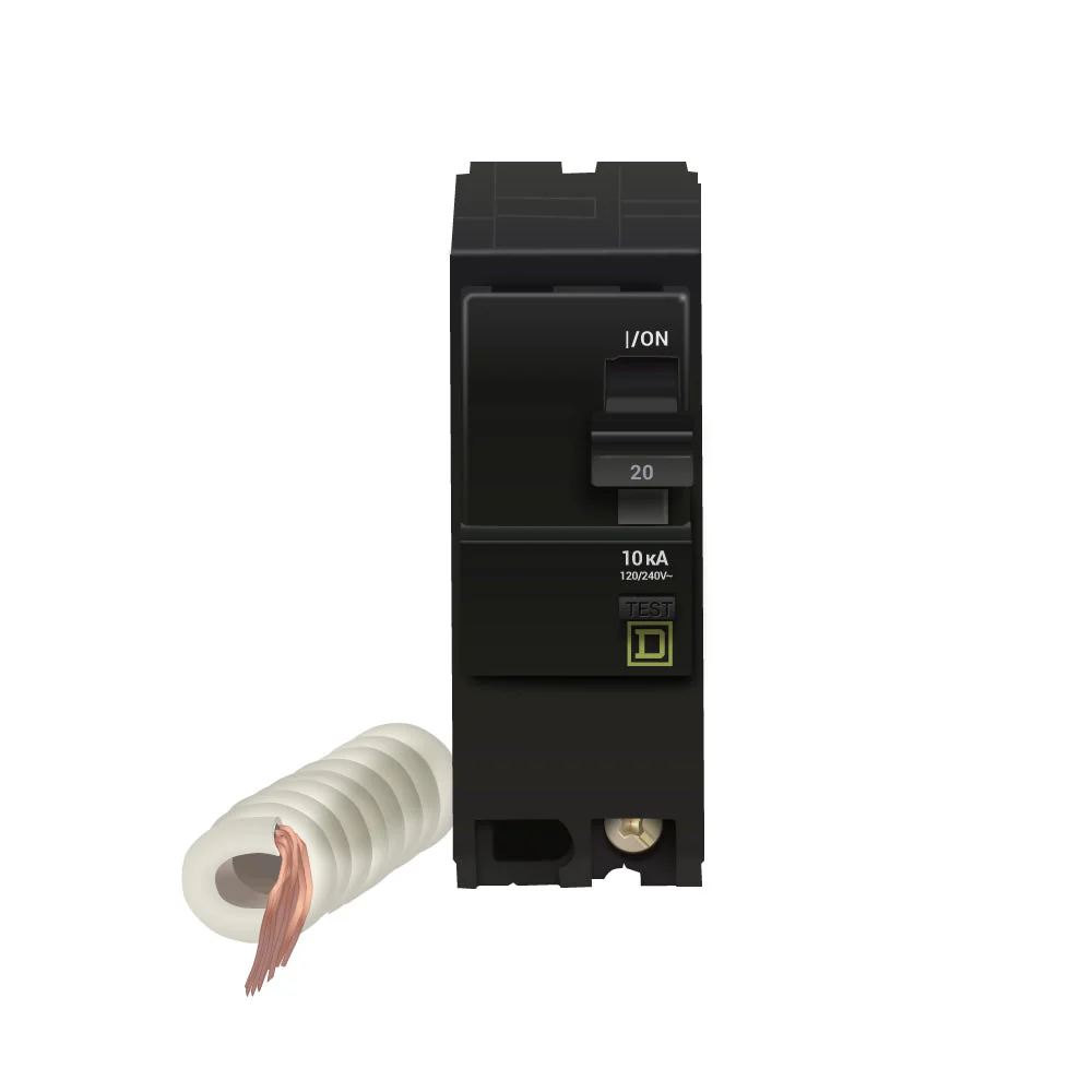 QO220EPD - Square D - 20 Amp GFEP Circuit Breaker - Image 2