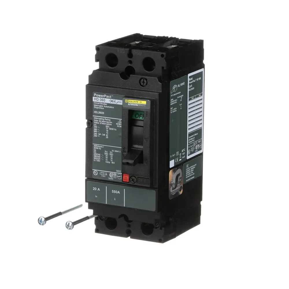 HDL26020 - Square D - Molded Case Circuit Breakers - Image 3